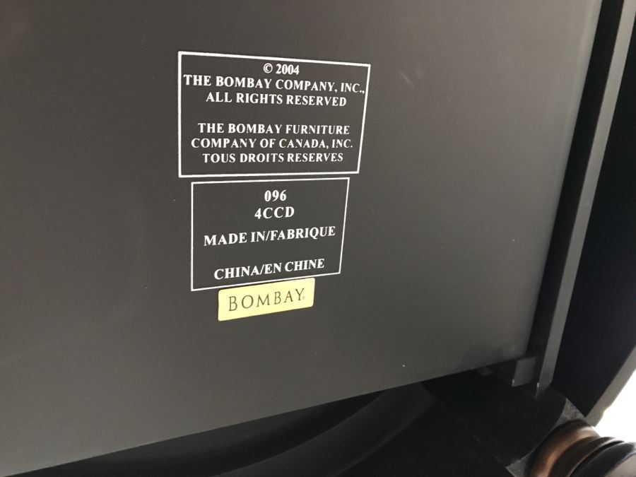 Bombay Company Round Table With Drawer [Photo 4]