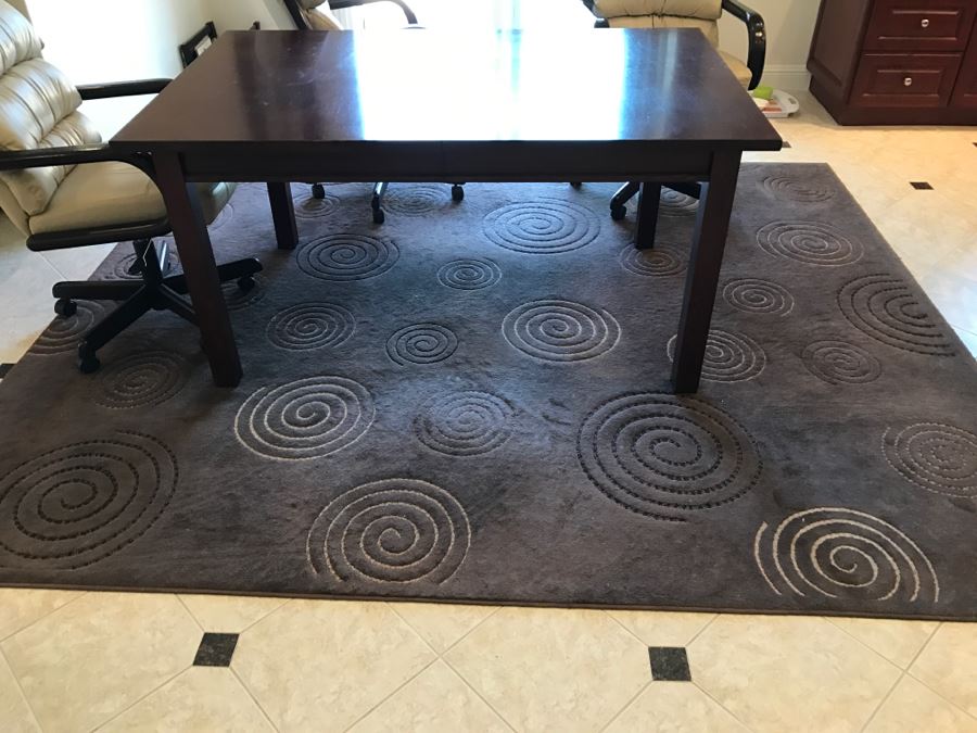 Synthetic Modern Brown Area Rug By MISTRAL