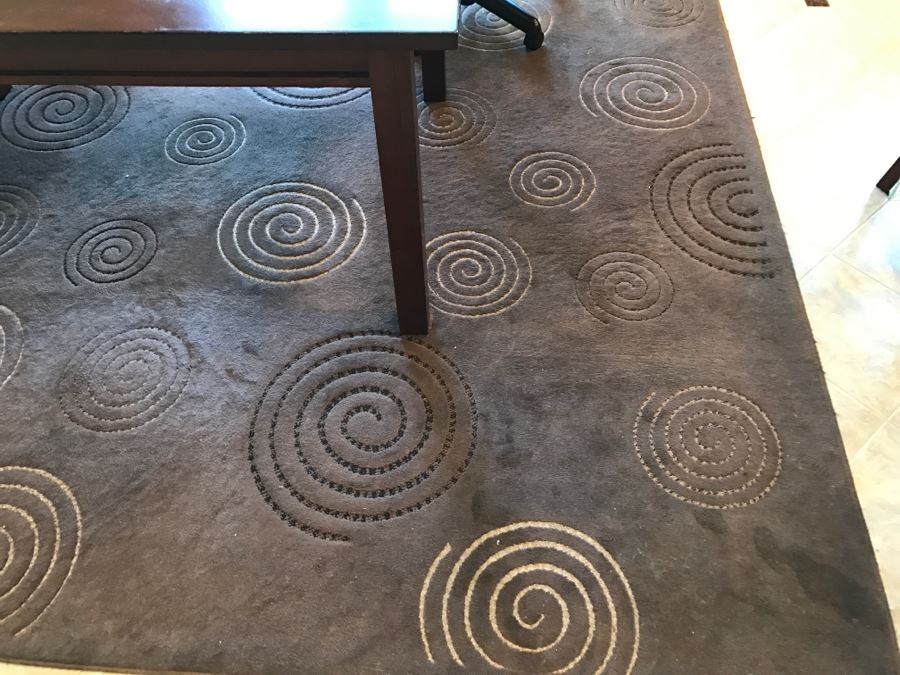 Synthetic Modern Brown Area Rug By MISTRAL [Photo 2]