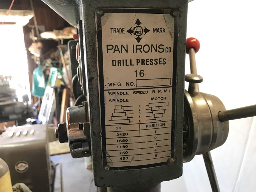 Commercial Drill Press By PAN IRONS CO [Photo 3]