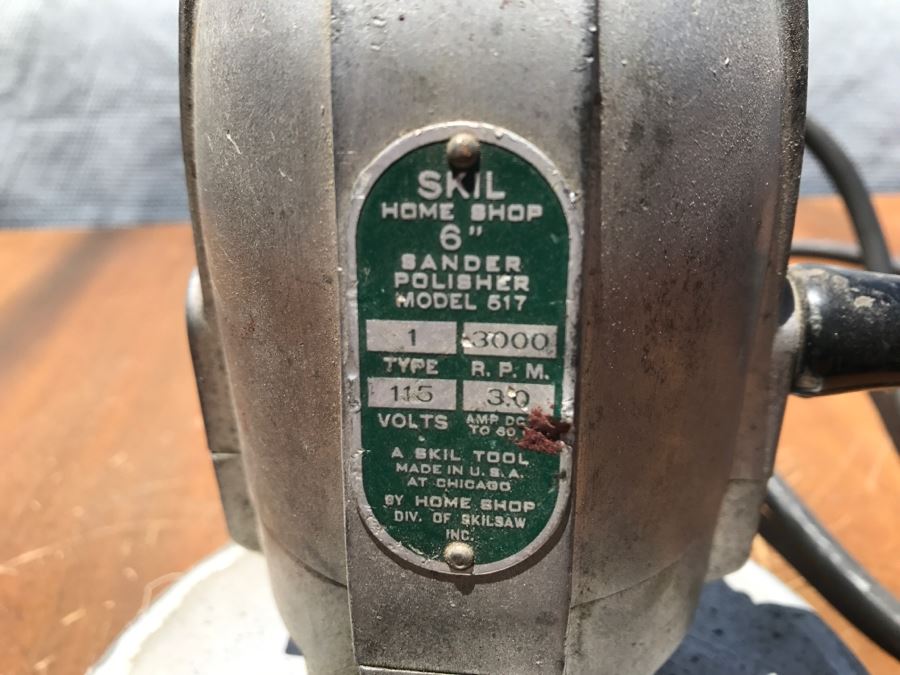 SKIL Home Shop 6' Sander Polisher Model 517 [Photo 3]