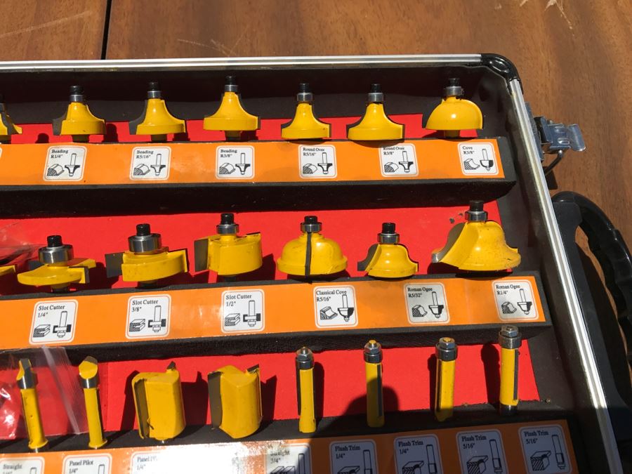 Collection Of Router Bits With Carrying Case [Photo 11]