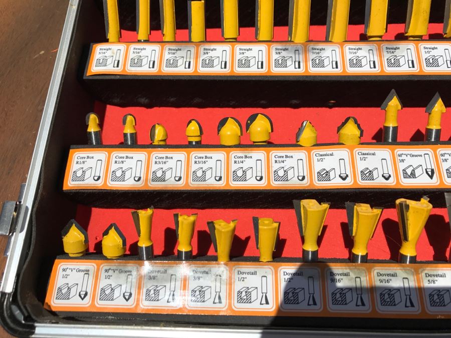 Collection Of Router Bits With Carrying Case [Photo 8]