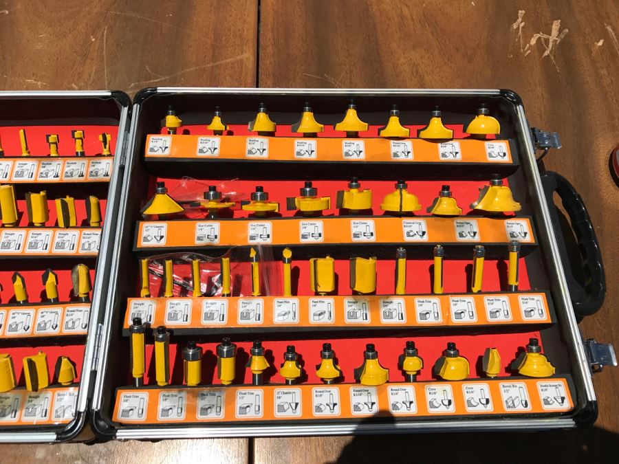 Collection Of Router Bits With Carrying Case [Photo 9]