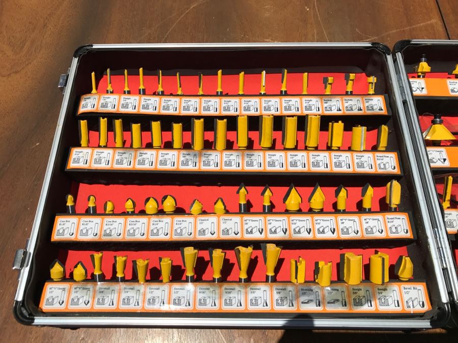 Collection Of Router Bits With Carrying Case [Photo 3]