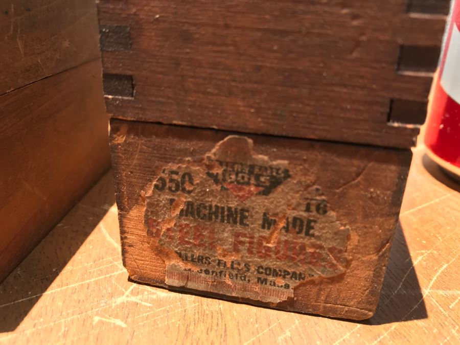 Pair Of Machine Made Steel Figures With Wooden Boxes [Photo 5]