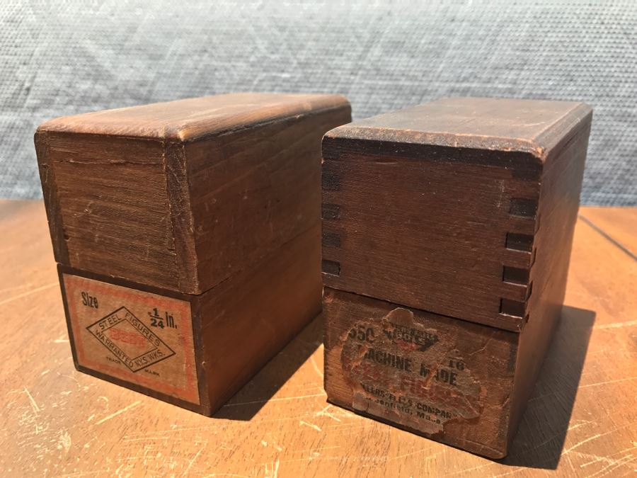 Pair Of Machine Made Steel Figures With Wooden Boxes [Photo 4]