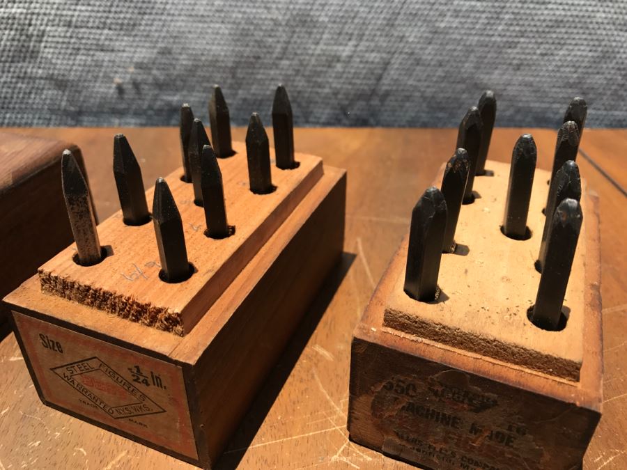 Pair Of Machine Made Steel Figures With Wooden Boxes [Photo 7]