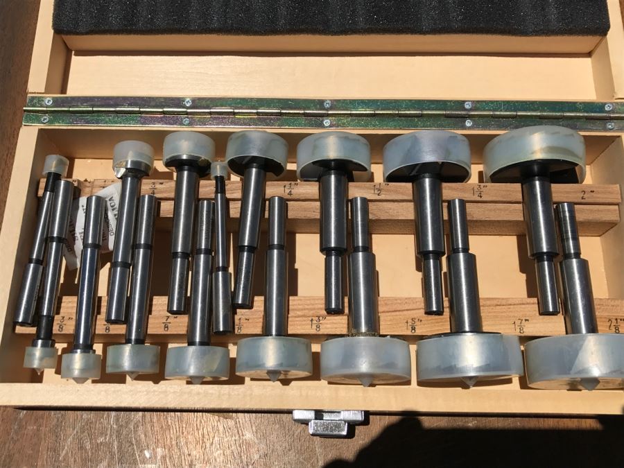 16 Piece Forstner Bit Set 1/4' - 2 1/8' Drill Master With Carrying Case [Photo 3]