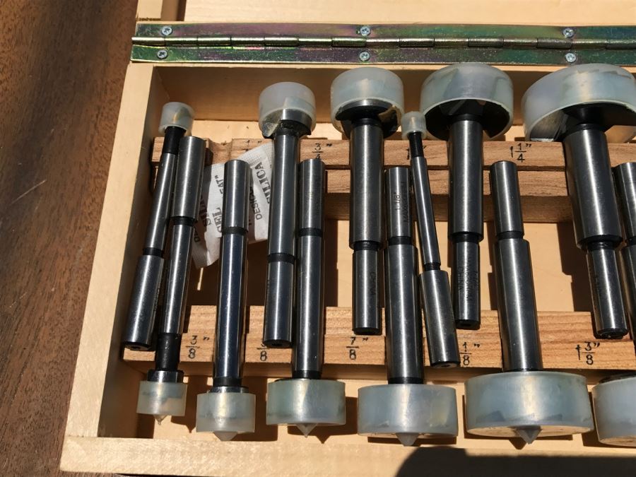 16 Piece Forstner Bit Set 1/4' - 2 1/8' Drill Master With Carrying Case [Photo 4]