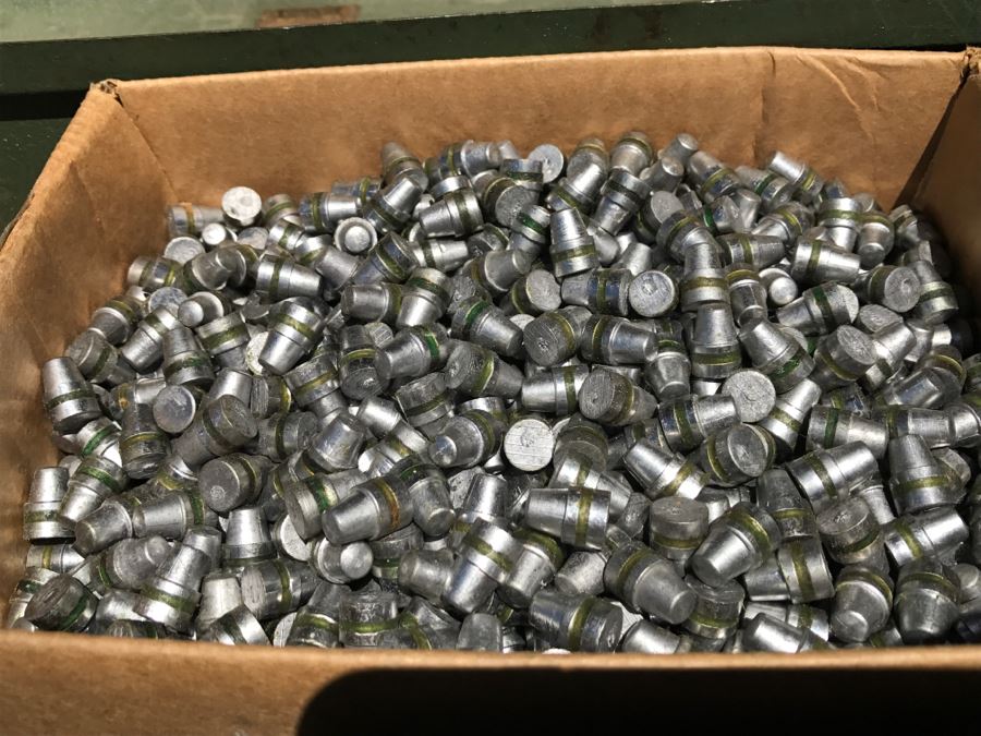 Vintage Kennedy Kits Metal Toolbox LOADED With Custom Cast LEAD Bullets .45 Caliber Made From Bullet Mold Featured In This Sale 160LBS Worth [Photo 12]