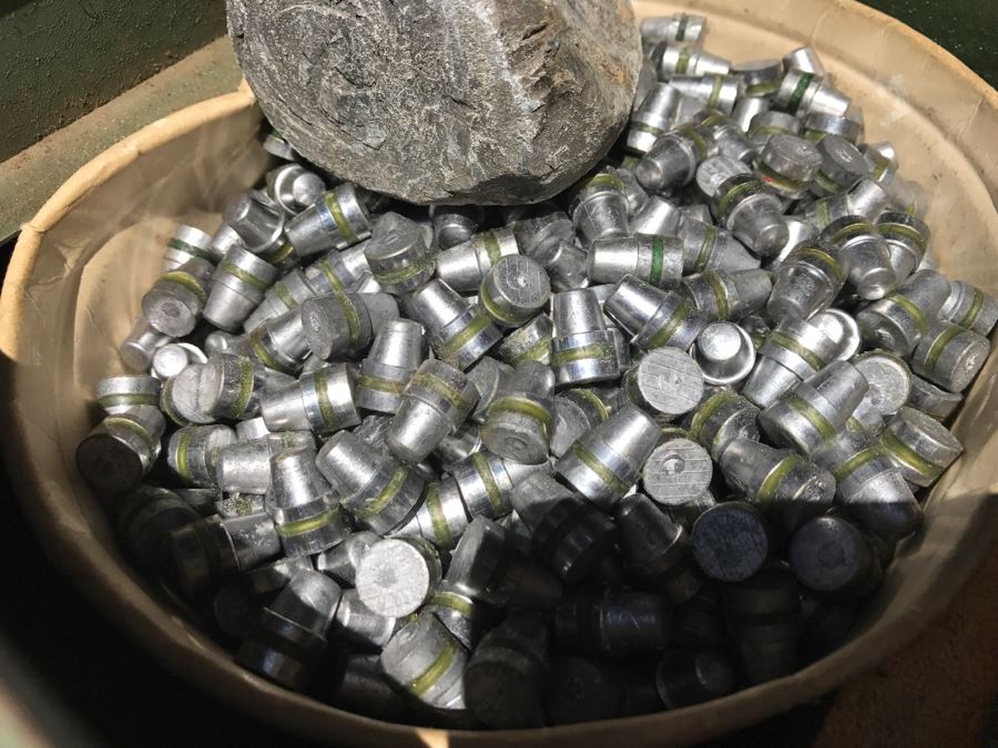 Vintage Kennedy Kits Metal Toolbox LOADED With Custom Cast LEAD Bullets .45 Caliber Made From Bullet Mold Featured In This Sale 160LBS Worth [Photo 13]