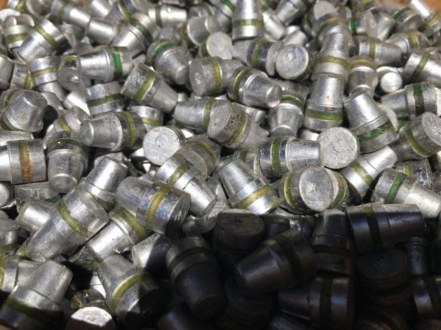 Vintage Kennedy Kits Metal Toolbox LOADED With Custom Cast LEAD Bullets .45 Caliber Made From Bullet Mold Featured In This Sale 160LBS Worth [Photo 14]