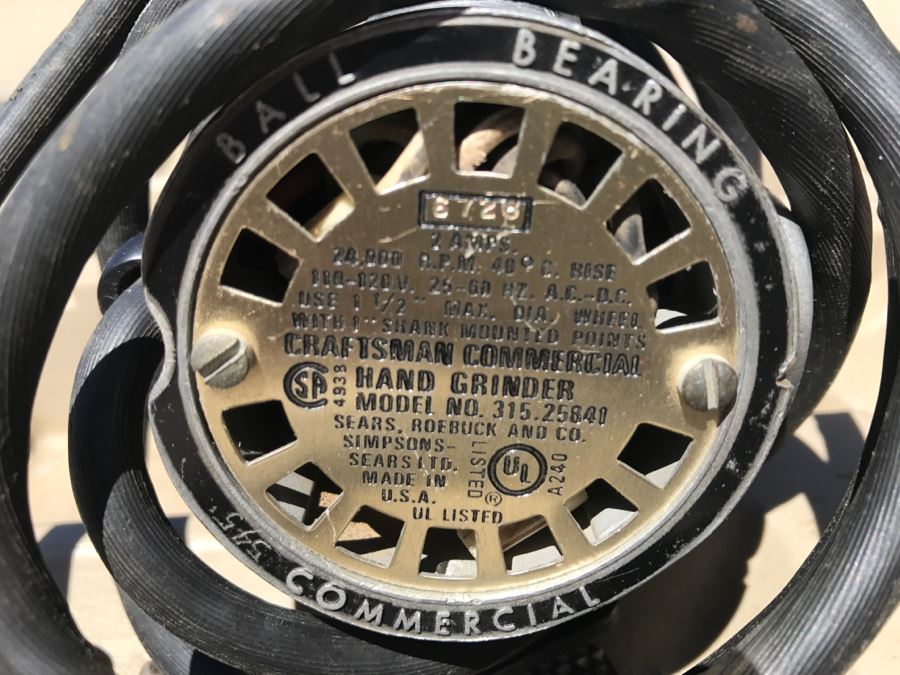 Craftsman Commercial Hand Grinder Model No. 315.25841 With Case [Photo 5]