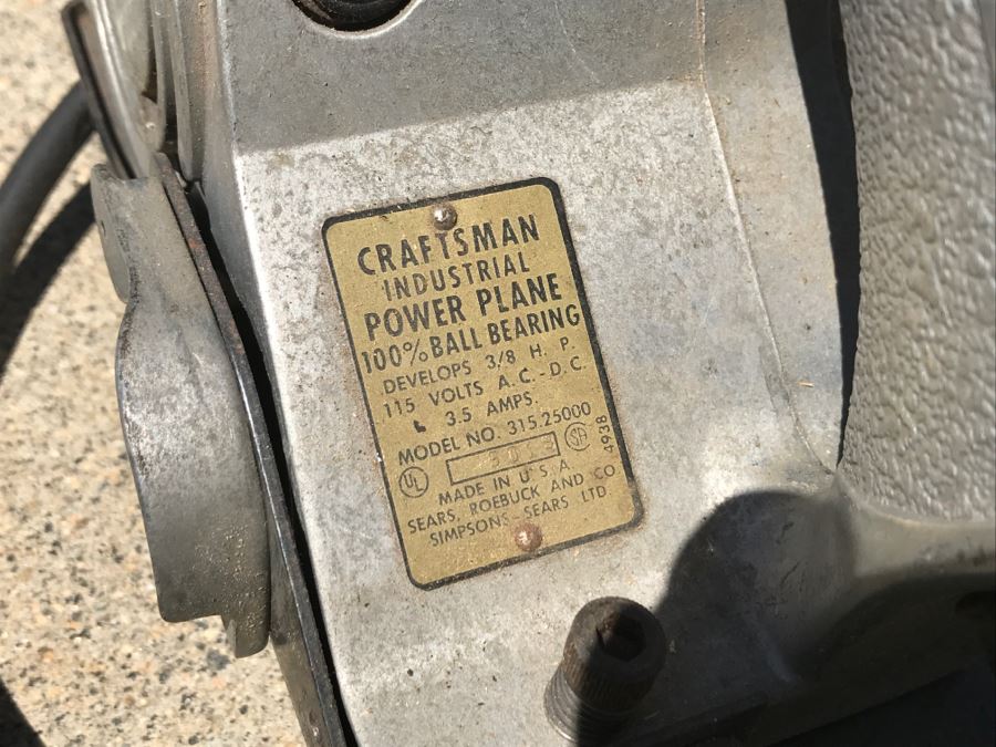 Craftsman Industrial Power Plane + Craftsman 3/8' Drill + Chicago Electric Long Shaft Die Grinder 44141 [Photo 3]