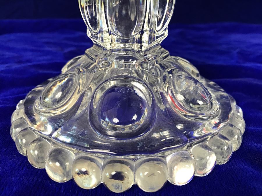 Stunning Pair Of Crystal 3-Arm Candelabras [Photo 6]