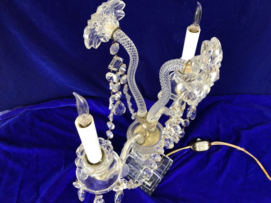 Stunning Electrified Crystal Candelabras [Photo 12]