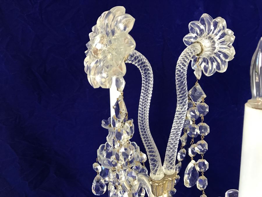 Stunning Electrified Crystal Candelabras [Photo 3]