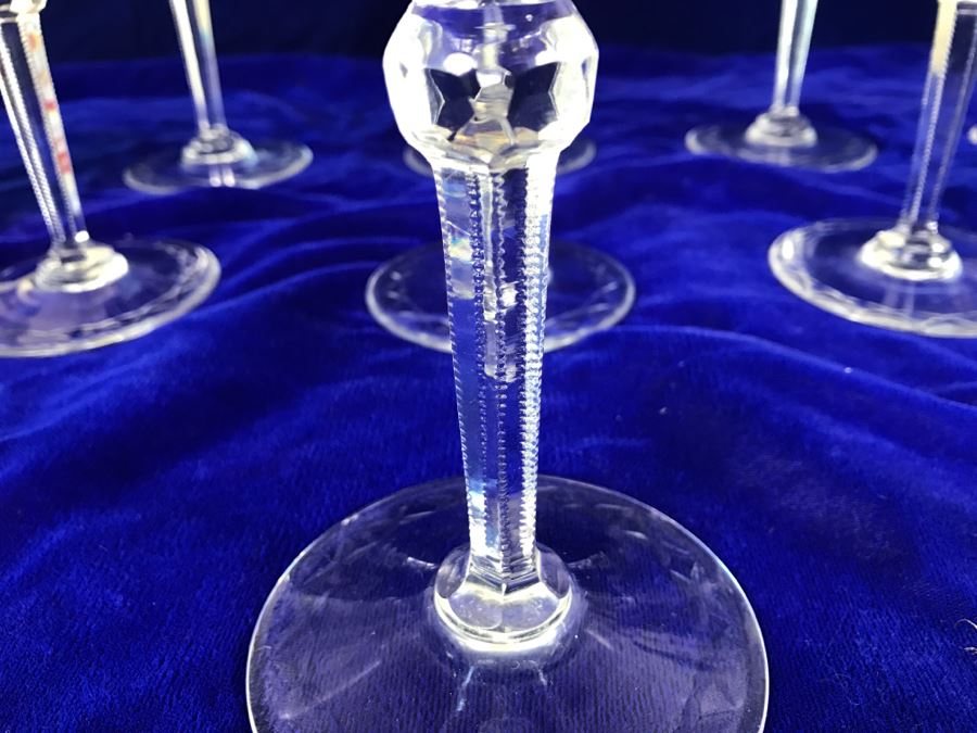 Set Of 10 Rogaska Crystal Gallia Stemware Glasses [Photo 5]