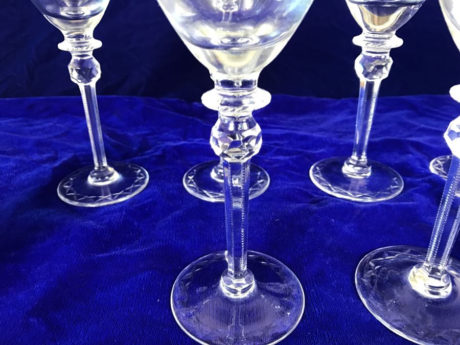 Set Of 6 Rogaska Crystal Gallia Stemware Glasses [Photo 6]