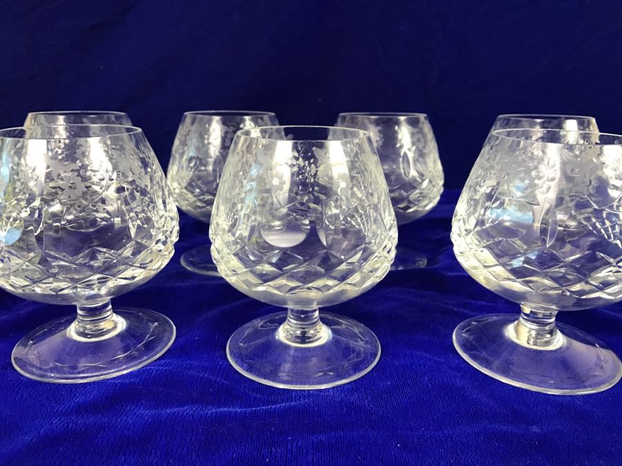 Set Of 7 Rogaska Crystal Gallia Stemware Glasses [Photo 2]