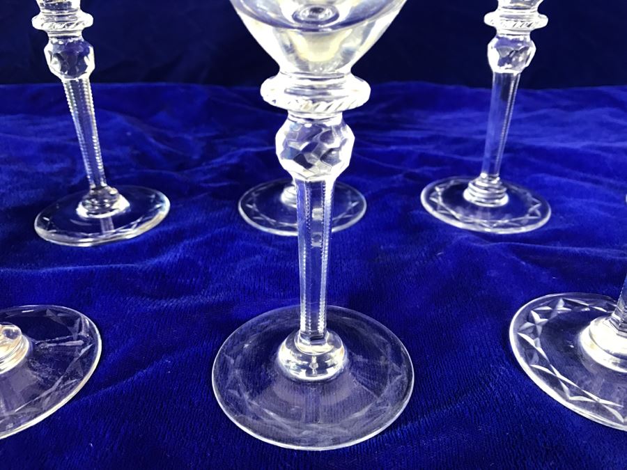 Set Of 8 Rogaska Crystal Gallia Stemware Glasses [Photo 5]