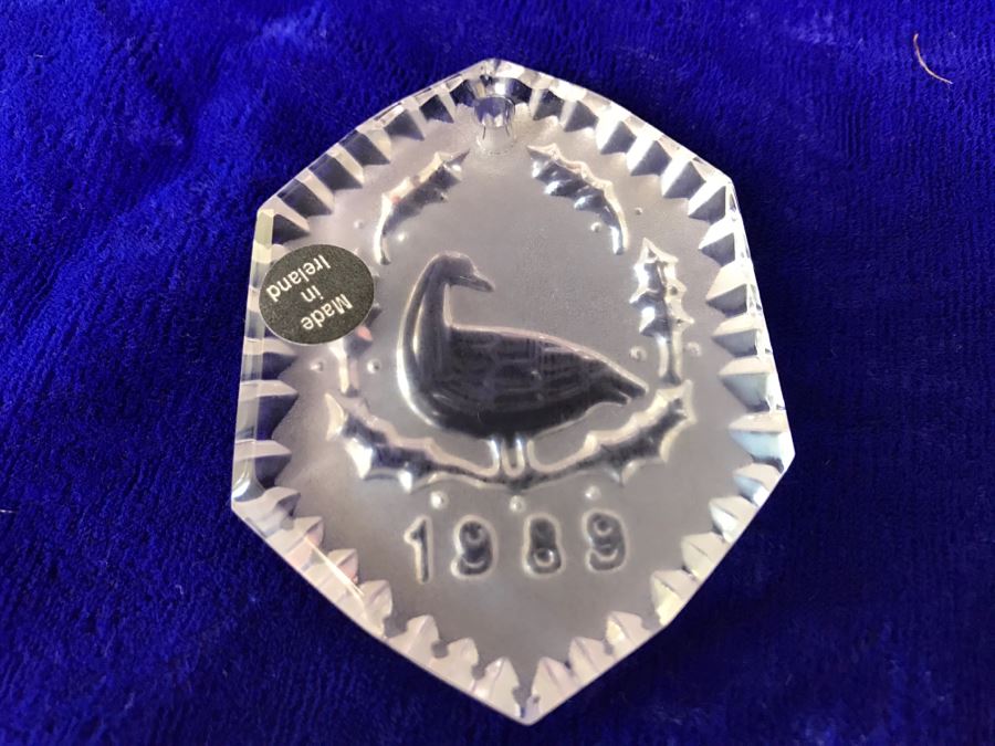 Crystal Christmas Decorations Baccarat, Waterford Crystal And Orrefors Crystal With Boxes [Photo 5]