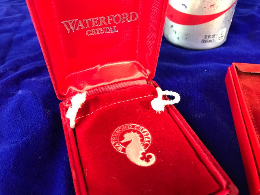 Crystal Christmas Decorations Baccarat, Waterford Crystal And Orrefors Crystal With Boxes [Photo 2]