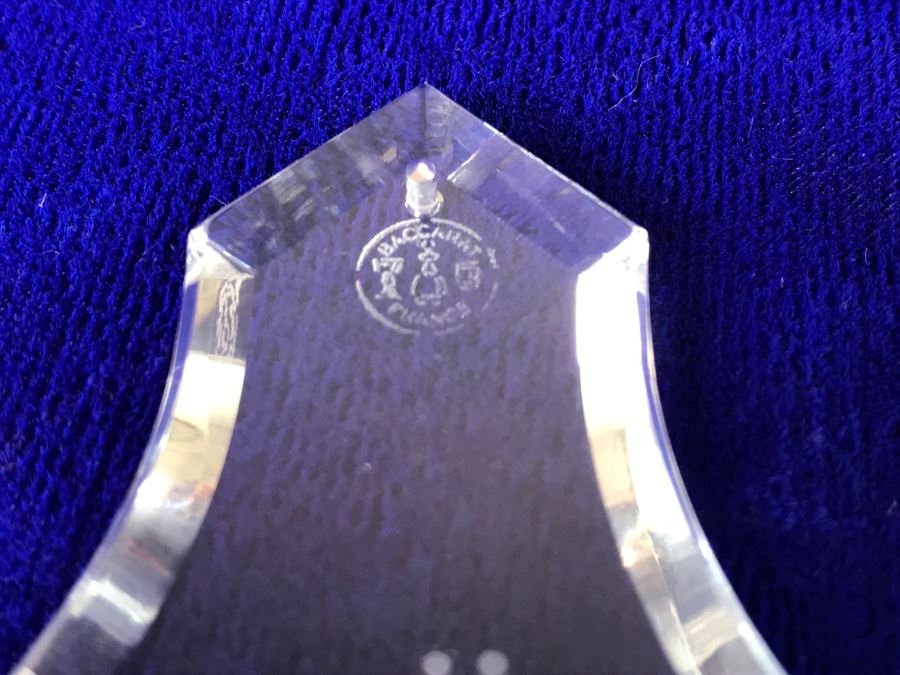 Crystal Christmas Decorations Baccarat, Waterford Crystal And Orrefors Crystal With Boxes [Photo 8]