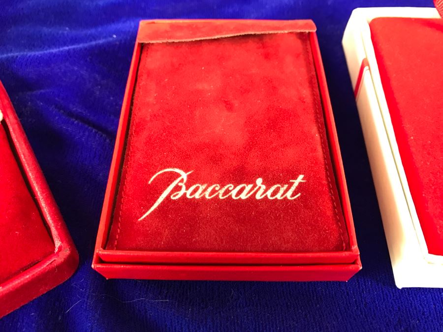 Crystal Christmas Decorations Baccarat, Waterford Crystal And Orrefors Crystal With Boxes [Photo 6]