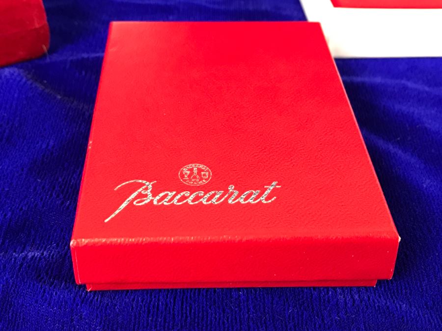 Crystal Christmas Decorations Baccarat, Waterford Crystal And Orrefors Crystal With Boxes [Photo 12]