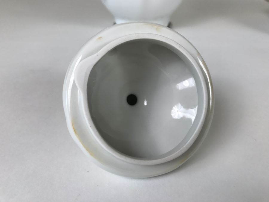 Classy China Set ~79 Pieces Mitterteich Bavaria 'Platinum Princess' Germany White With Silver Rim [Photo 42]