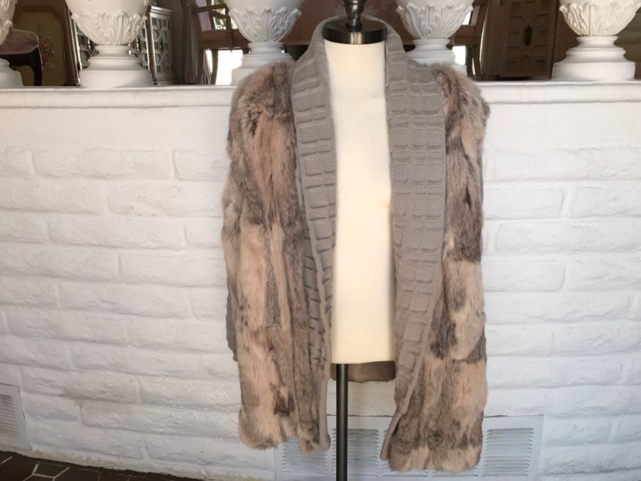 Italian Wool And Fur Jacket Made In Italy Firenze By Taroki