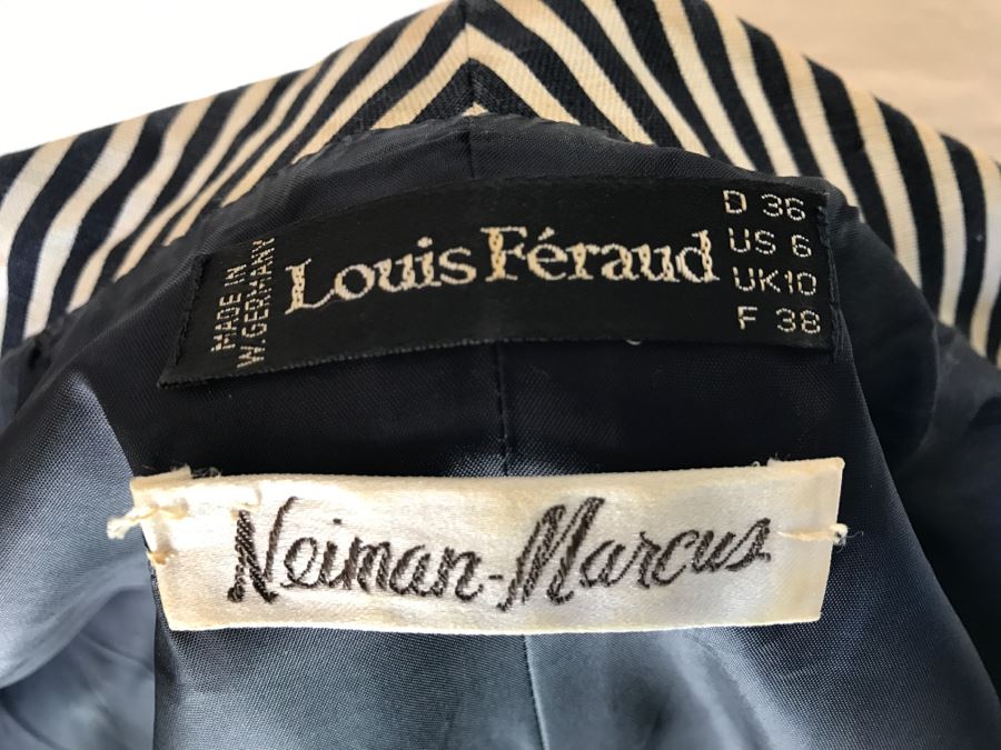 Louis Feraud Classy Striped Dress [Photo 3]