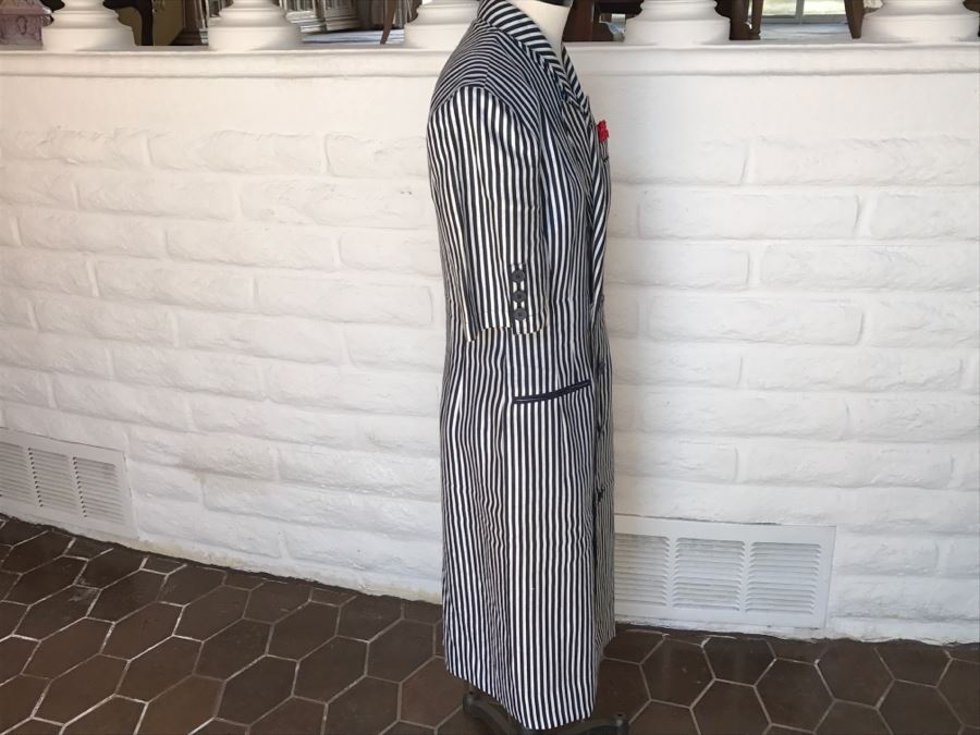 Louis Feraud Classy Striped Dress [Photo 5]