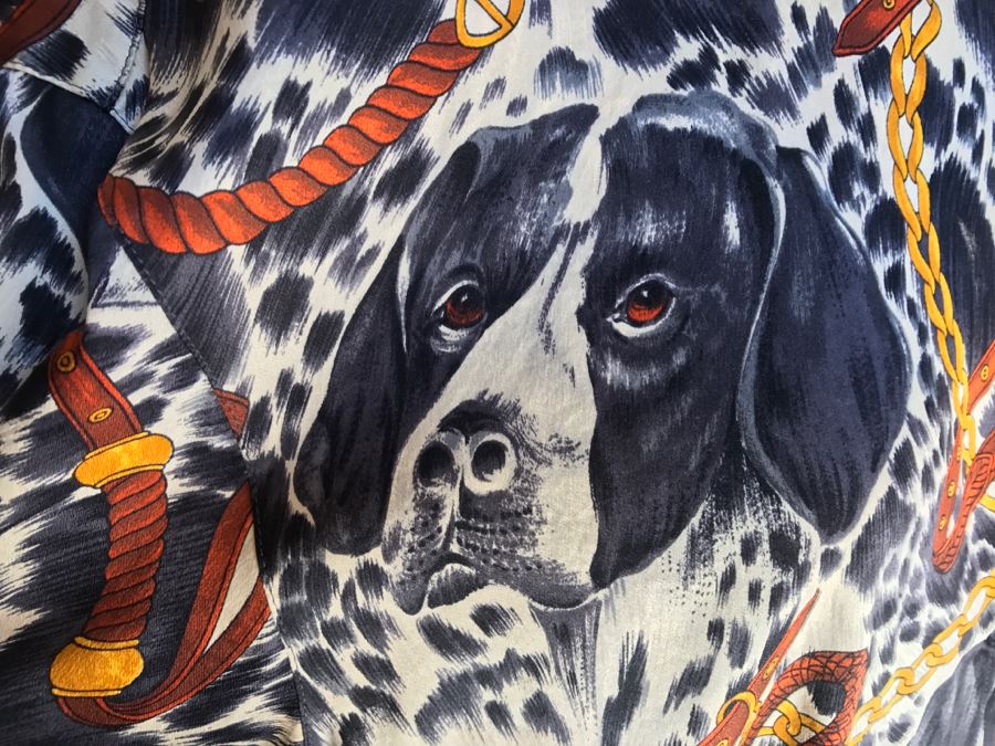 ESCADA By Margaretha Ley Button Up Shirt With Dog Print [Photo 4]