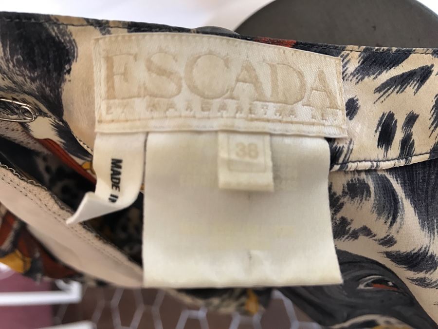 ESCADA By Margaretha Ley Button Up Shirt With Dog Print [Photo 2]