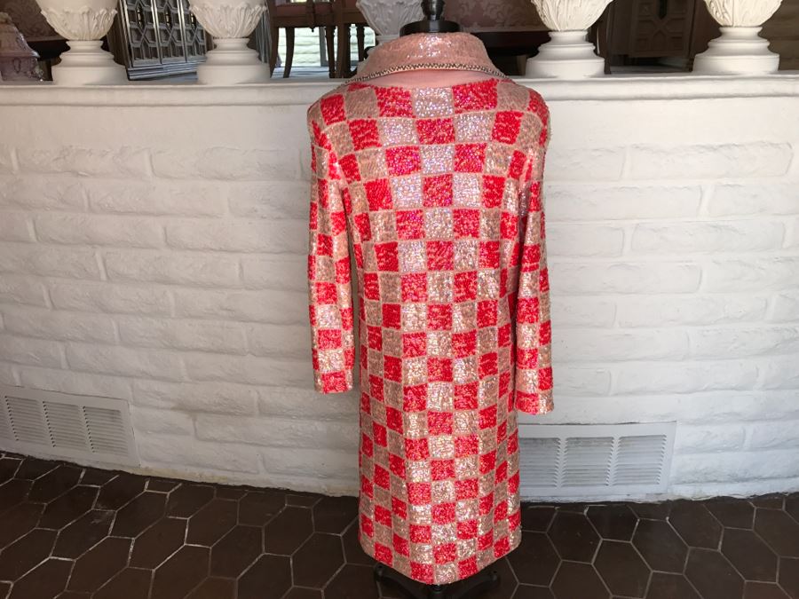 Stunning Vintage Full Length Sequin Dress [Photo 7]