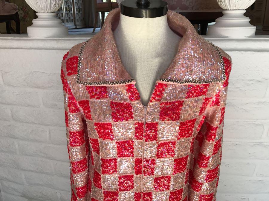 Stunning Vintage Full Length Sequin Dress [Photo 5]