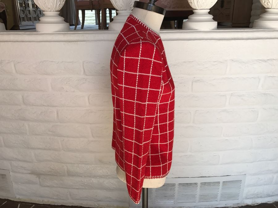 Classy ADOLFO At Saks Fifth Avenue Wool Knitted Jacket [Photo 6]