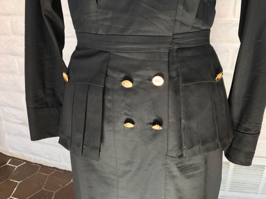 Classy Black CHANEL Boutique Dress Size 38 [Photo 5]