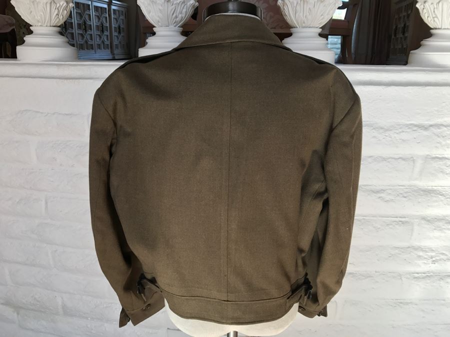 Vintage WWII Military Jacket With Patches And Ribbon Size 40R 6th Army And 8th Army Patch [Photo 12]