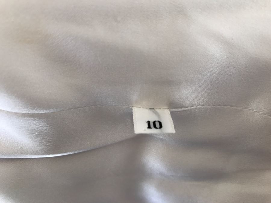 Oscar De La Renta White Jacket With Matching Skirts Gold Buttons Size 10 [Photo 10]