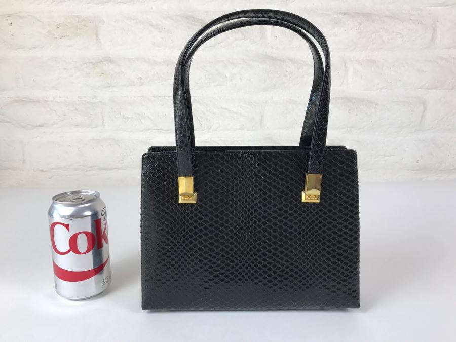 KORET Genuine Leather Black Handbag Like New