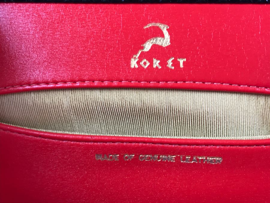 KORET Genuine Leather Black Handbag Like New [Photo 8]