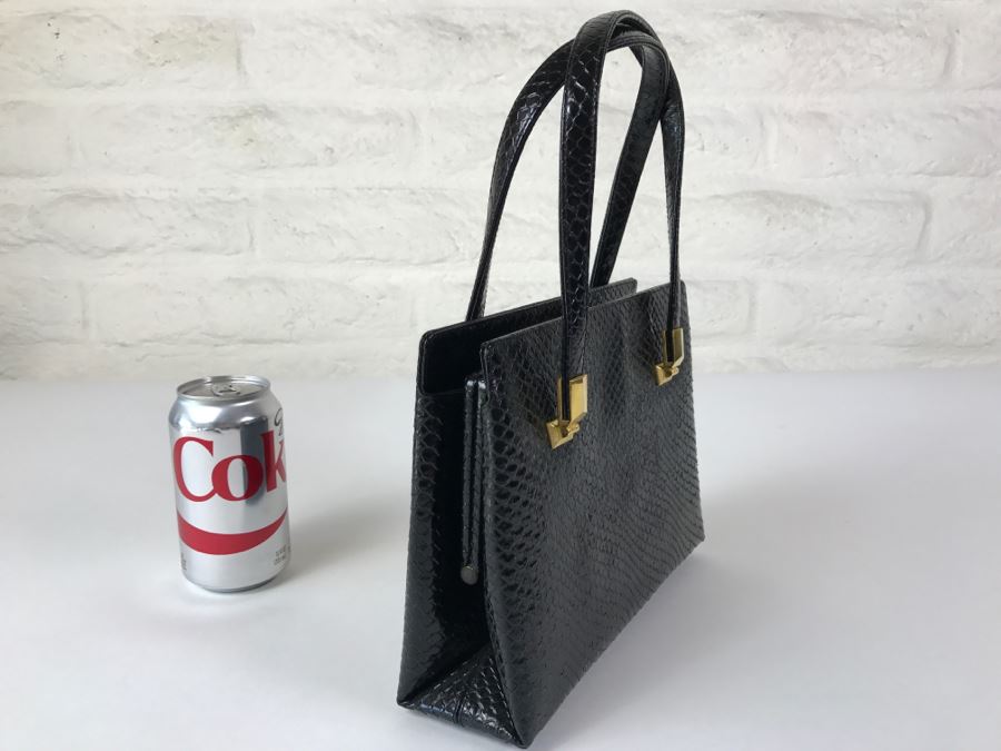 KORET Genuine Leather Black Handbag Like New [Photo 3]