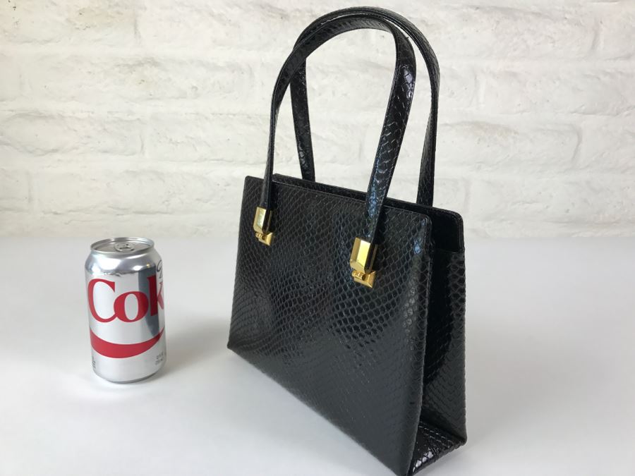 KORET Genuine Leather Black Handbag Like New [Photo 4]