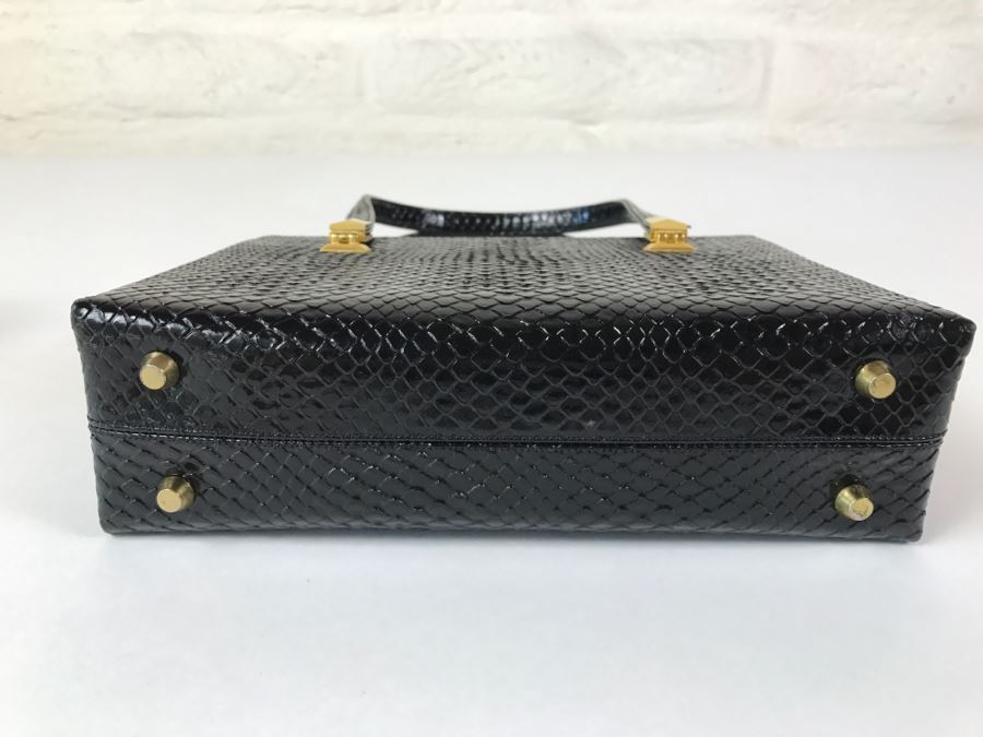 KORET Genuine Leather Black Handbag Like New