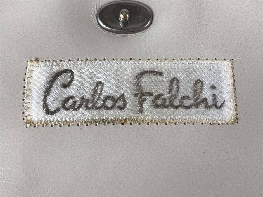 Vintage Carlos Falchi Snakeskin Clutch Purse Handbag [Photo 3]