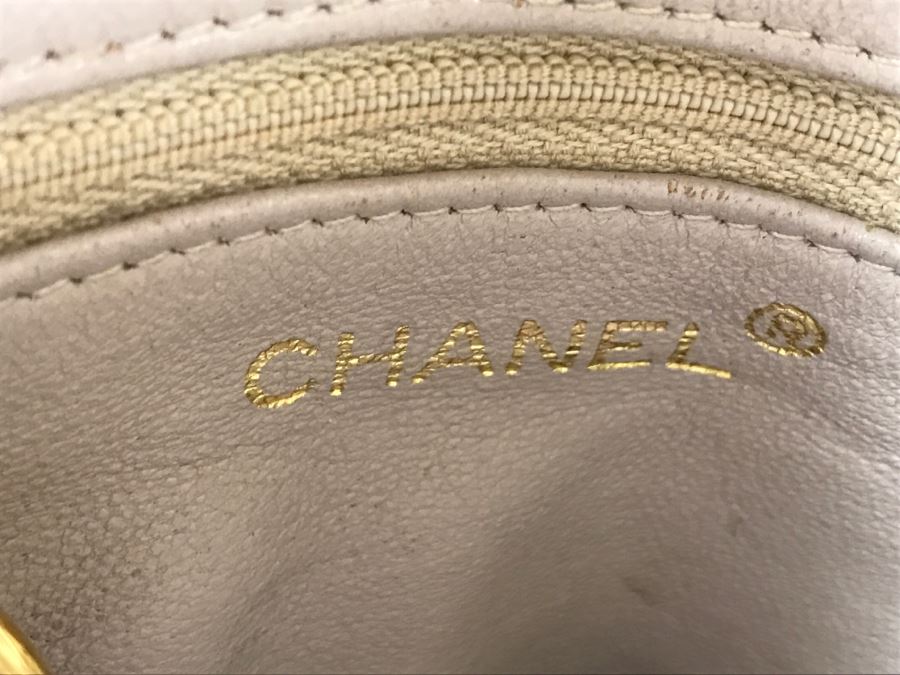 Vintage CHANEL Light Brown Handbag Purse [Photo 15]